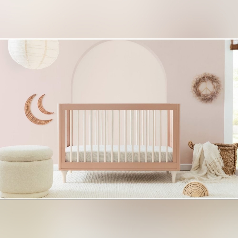 Babyletto Lolly 3-in-1 Convertible Crib with Toddler Bed Conversion Kit
